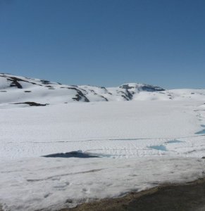 Picture of frozen lake