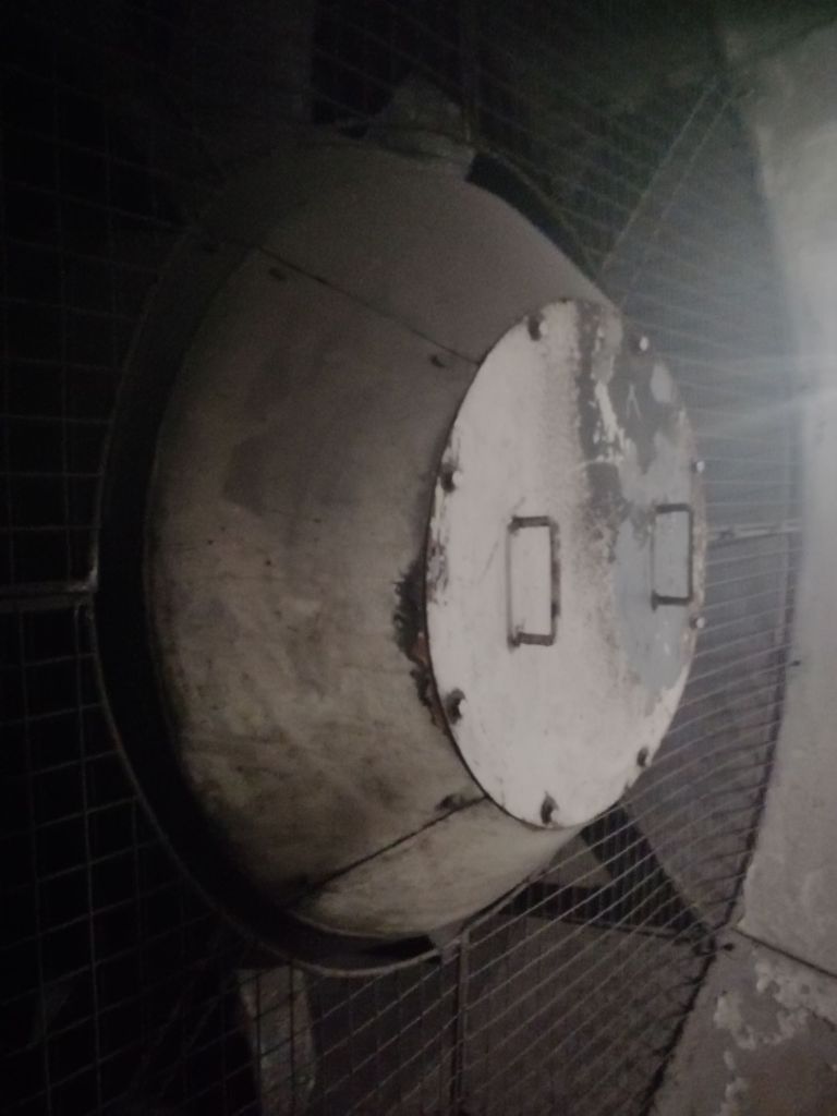 Large fan for ventilating underground tunnels Old Moorgate station