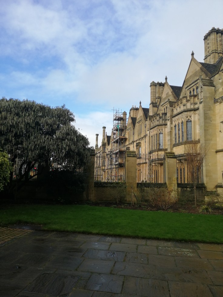 Photo showing building at Magdalen College, Oxford